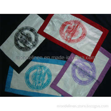 Tableware Printing Placemat Set in Various Colors (PM-009)